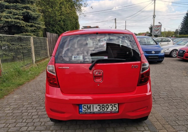 Hyundai i10 cena 13900 przebieg: 127447, rok produkcji 2013 z Czyżew małe 121
